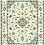 Lush Earthy Diamond Design(Ivory)