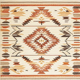 Ultra Soft Area Rug, Non Slip, Stain Resistant, Washable Area Rugs for Living Room, Bedroom, Boho Chic Area Beige and Brown Southwestern Inspired(Beige)