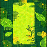 Elegant Earthy Green Shag Appeal(Green)