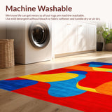 Artistic Colorful Curvilinear Style(Red)