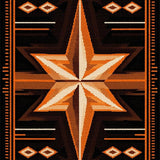 Ultra Soft Area Rug, Non Slip, Stain Resistant, Washable Area Rugs for Living Room, Bedroom, Cozy Primitive Aztec Aesthetic(Black)