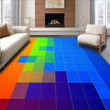 Lively Modern Abstract Motif(Blue)