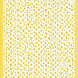 Ultra Soft Area Rug, Non Slip, Stain Resistant, Washable Area Rugs for Living Room, Bedroom, Delicate Petal Accents in Minimalist Style(Yellow)