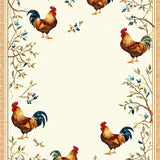 Ultra Soft Area Rug, Non Slip, Stain Resistant, Washable Area Rugs for Living Room, Bedroom, Rustic Chicken Theme Kitchen Contemporary Beige Multi Color Farm Animal Art(Beige)