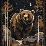 Ultra Soft Area Rug, Non Slip, Stain Resistant, Washable Area Rugs for Living Room, Bedroom, Cute Animal Companions for Play(Black)