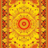 Ultra Soft Area Rug, Non Slip, Stain Resistant, Washable Area Rugs for Living Room, Bedroom, Lively Ecliptic Color Fusion(Gold)