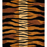Ultra Soft Area Rug, Non Slip, Stain Resistant, Washable Area Rugs for Living Room, Bedroom, Chic Animal Print Elegance(Brown)