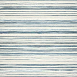 Ultra Soft Area Rug, Non Slip, Stain Resistant, Washable Area Rugs for Living Room, Bedroom, Subtle Pastel Striped Sophistication(White)