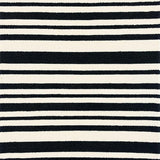 Ultra Soft Area Rug, Non Slip, Stain Resistant, Washable Area Rugs for Living Room, Bedroom, Minimalist Ivory Black Living Room Non-Slip Rug(Black)