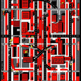 Lively Road Trip Exploration Mat(Red)