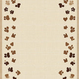Ultra Soft Area Rug, Non Slip, Stain Resistant, Washable Area Rugs for Living Room, Bedroom, Stylish Rustic Inspired Pet Decor(Beige)