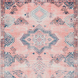 Ultra Soft Area Rug, Non Slip, Stain Resistant, Washable Area Rugs for Living Room, Bedroom, Luxurious Watercolor Floral Theme(Pink)