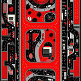 Dynamic Cityscape Road Layout(Red)