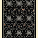 Eerie Monochrome Web Motif(Black)