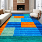 Whimsical Colorful Tiled Arrangement(Blue)