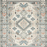 Contemporary Sky Toned Symmetrical Design(Beige)