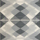 Artistic Tiled Geometric Arrangement(Gray)