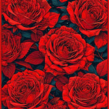 Ultra Soft Area Rug, Non Slip, Stain Resistant, Washable Area Rugs for Living Room, Bedroom, Whimsical Bright Floral Accent(Red)