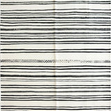 Ultra Soft Area Rug, Non Slip, Stain Resistant, Washable Area Rugs for Living Room, Bedroom, Elegant Black and Cream Geometry(Beige)