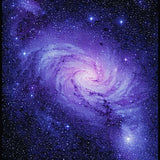 Ultra Soft Area Rug, Non Slip, Stain Resistant, Washable Area Rugs for Living Room, Bedroom, Cosmic Purple Nebula Aesthetic(Purple)