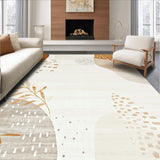 Ultra Soft Area Rug, Non Slip, Stain Resistant, Washable Area Rugs for Living Room, Bedroom, Warm Beige Boho with Gentle Mottled Design and Natural Color Harmony(Beige)