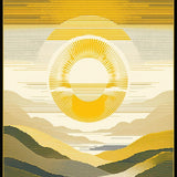 Sunny Ombre Abstract Allure(Yellow)