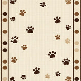 Ultra Soft Area Rug, Non Slip, Stain Resistant, Washable Area Rugs for Living Room, Bedroom, Contemporary Muted Pet Theme(Beige)