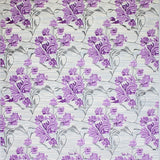 Ultra Soft Area Rug, Non Slip, Stain Resistant, Washable Area Rugs for Living Room, Bedroom, Elegant Floral Grey Palette(Purple)