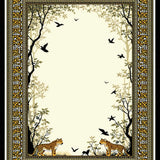 Ultra Soft Area Rug, Non Slip, Stain Resistant, Washable Area Rugs for Living Room, Bedroom, Elegant Cheetah Inspired Aesthetic(Beige)