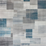 Ultra Soft Area Rug, Non Slip, Stain Resistant, Washable Area Rugs for Living Room, Bedroom, Elegant Abstract Brushed Textures(Gray)