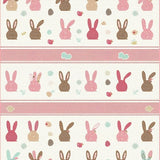 Artistic Bunny Graphic with Tones(Pink)