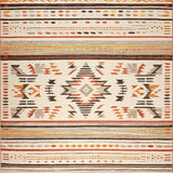 Ultra Soft Area Rug, Non Slip, Stain Resistant, Washable Area Rugs for Living Room, Bedroom, Dynamic Organic Patterned Surface(Orange)