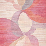 Ultra Soft Area Rug, Non Slip, Stain Resistant, Washable Area Rugs for Living Room, Bedroom, Chic Coquette Bow Motif Rug with Sculpted Curves and Playful Ribbon Accents(Pink)