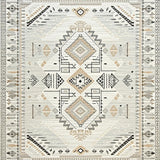 Elegant Toned Trellis Motif(Beige)