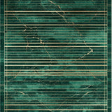 Emerald Geometric Elegance Fusion(Green)