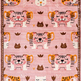 Ultra Soft Area Rug, Non Slip, Stain Resistant, Washable Area Rugs for Living Room, Bedroom, Charming Pink and Brown Theme(Pink)