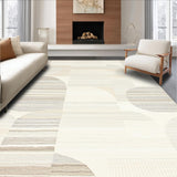 Artistic Fluid Geometric Arrangement(Beige)