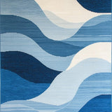 Elegant Textured Linear Elements(Blue)