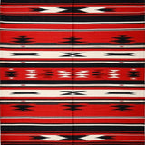Contemporary Abstract Striped Ensemble(Red)