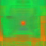 Bold Abstract Spiral Composition(Green)