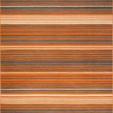 Ultra Soft Area Rug, Non Slip, Stain Resistant, Washable Area Rugs for Living Room, Bedroom, Whimsical Colorful Meditation Accent(Orange)