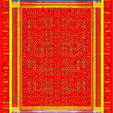 Energetic Cheerful Patterned Decor(Red)