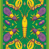 Playful Lobster and Iris Fusion(Green)