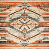 Ultra Soft Area Rug, Non Slip, Stain Resistant, Washable Area Rugs for Living Room, Bedroom, Elegant Vintage Distressed Motif(Gray)