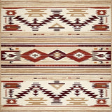 Southwestern High Low with Tribal Design(Brown)
