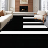 Elegant Monochrome Textured Weave(Black)