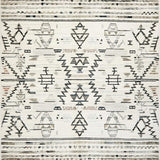 Ultra Soft Area Rug, Non Slip, Stain Resistant, Washable Area Rugs for Living Room, Bedroom, Elegant Earthy Tribal Geometry(Beige)