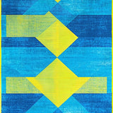 Artful Geometric Aesthetic(Blue)