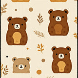 Delicate Pastel Bear Illustration(Beige)