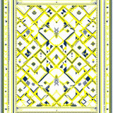 Stylish Dynamic Geometric Arrangement(Yellow)